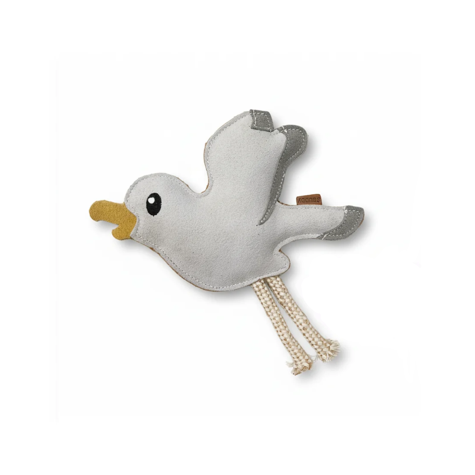 BUDDY. Hundespielzeug aus Leder "Möwe"