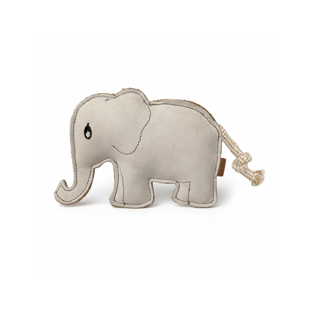 BUDDY. Hundespielzeug aus Leder "Elefant"
